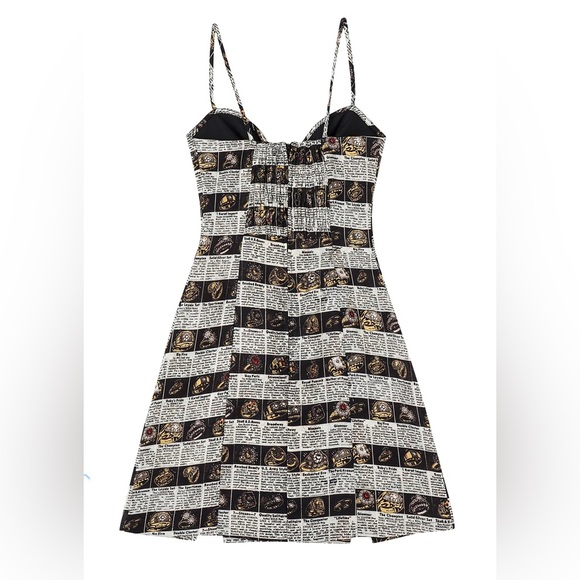 Rings Septum Linen Mini Dress - Picture 2 of 6